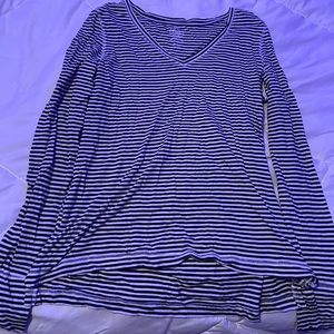 Black and white stripped long sleeve. So brand.